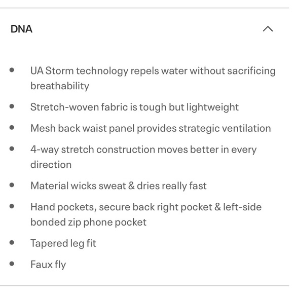 Men's UA WG Woven Pants - Picture 7 of 7